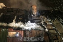 выкса.рф, В Досчатом сгорела баня